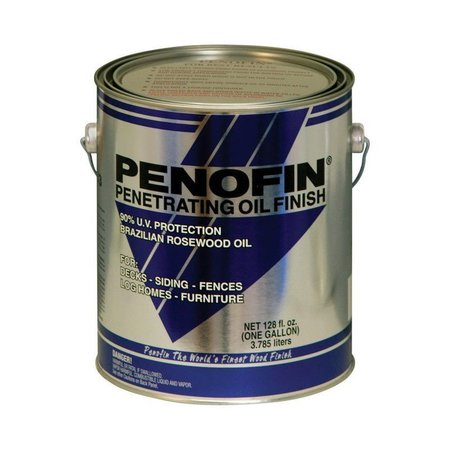 PENOFIN Semi-Transparent Sable Oil-Based Penetrating Wood Stain 1 gal F5ESAGA